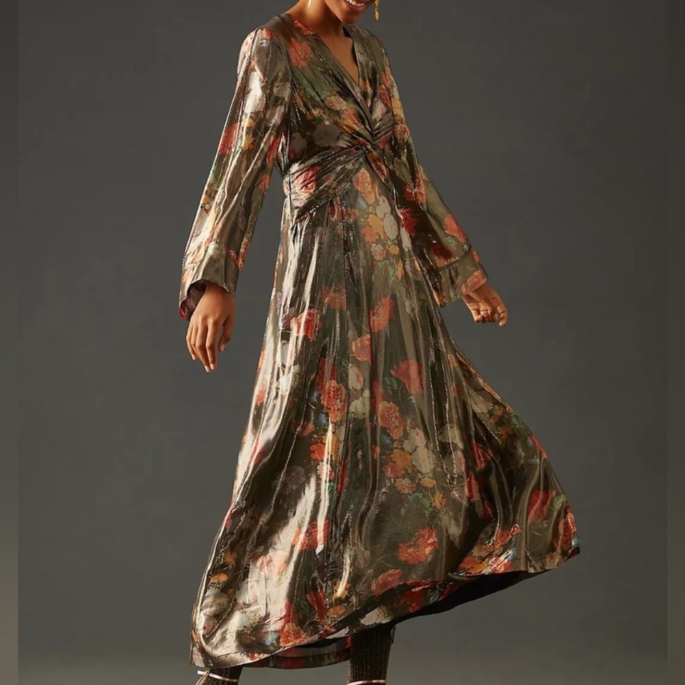 Caballero Brown Motif Dress NWT from Anthropologie